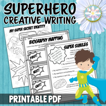 Preview of Superhero Writing