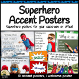 Superhero Counseling Office Decor Posters