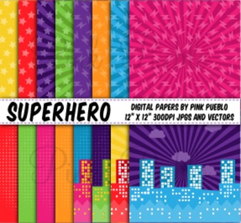 Super Hero digital design comics Daddy Birthday Digital PNG File Iron on transfer Instant Download #SH2