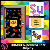 Superhero Door Display Editable