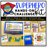 Superhero Hands-On Challenge Kit | Morning Work | Indoor R