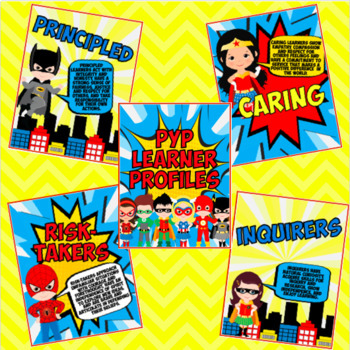 Superhero IB PYP Poster BUNDLE by Curious Classroom Adventures | TpT