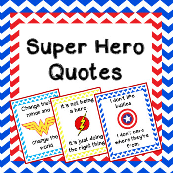 Superhero Inspiration Quote Posters by All American ...