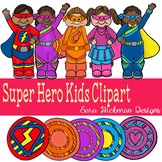 Superhero Kids Clipart