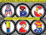 Superhero Letters and Numbers for Bulletin Boards, Word Wa