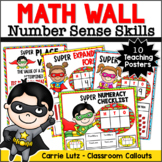 Superhero Math Wall Activities