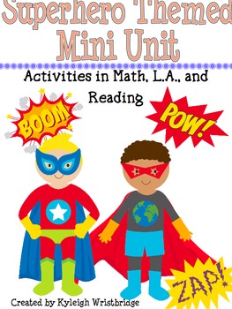 Preview of Superhero Math and L.A. Unit