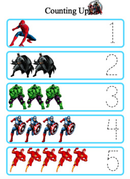 Preview of Superhero Maths for Early Years and SEN