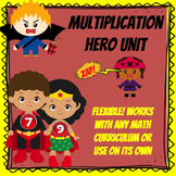 Superhero Multiplication Hero Unit