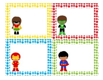 Superhero Nametags Worksheets Teaching Resources Tpt