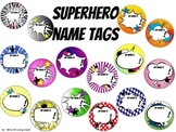 Superhero Name Tags