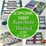 Superhero Occupational Therapy Room Resources Pack