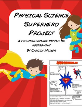 Preview of Superhero Physical Science Project