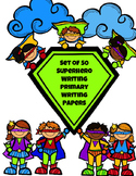 Superhero Primary Writing Paper