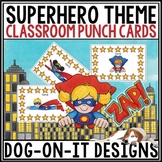 Superhero Punch Cards Digital Token Boards Distance Learni