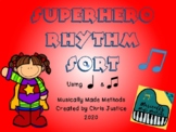 Superhero Rhythm Sort