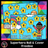 Superhero Roll and Cover Game Freebie