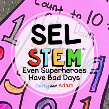 Preview of Superhero Self Management SEL Activity and Read Aloud STEM Challenge