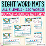 Superhero Sight Word Mats Bundle - 220 Sight Words - Boom Cards™