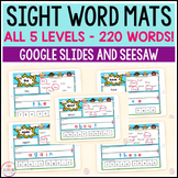Superhero Sight Word Mats Bundle | 220 Sight Words | Googl