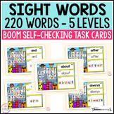 Superhero Sight Words Boom Cards™ Bundle | 220 Sight Words