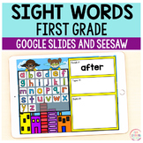 Superhero Sight Words First Grade - Google Slides & Seesaw