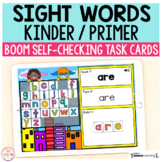 Superhero Sight Words Primer / Kindergarten Boom Cards™ | 