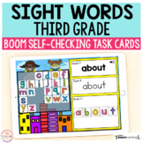Superhero Sight Words Third Grade Boom Cards™ | Digital Ta