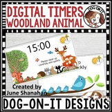 Woodland Animals Digital Classroom Slides with Timers Christian