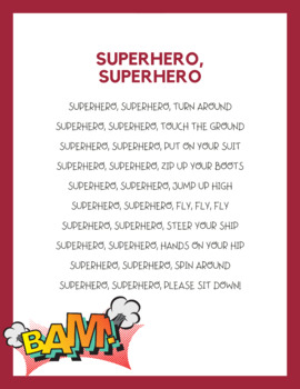 Superhero Theme Songs for Children, With Tune
