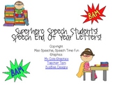 Superhero Speech Students Student End of Year Letters