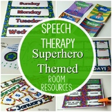 Superhero Speech Therapy Room Resources Pack