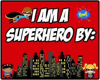 Superhero Spotlight (Super Hero Theme) by Three Busy Besties | TpT