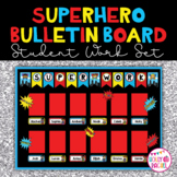 Superhero Bulletin Board Student Work Set