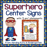 Superhero Center Signs
