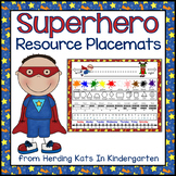 Superhero Classroom Theme Resource Mat