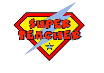 Preview of Superhero TEACHER logo