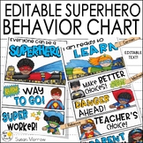 Superhero Theme Behavior Chart - Superhero Theme Classroom Decor
