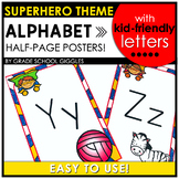 Big Colorful Letters, Large Printable Superhero Alphabet D