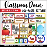 Superhero Classroom Decor