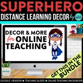 Superhero Theme | Online Teaching Backdrop | Google Classr