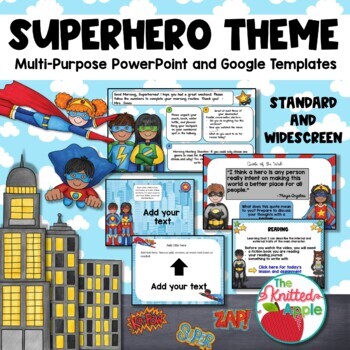 super hero powerpoint templates