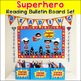 Superhero Theme Reading Bulletin Board Classroom Decor by Pink Cat Studio