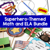 Superhero Theme Unit Math, Reading, & Writing Activities