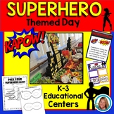 End of the Year Theme Day | Superhero Day Activities