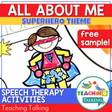 All About Me - a Superhero Themed Activity - Beginning of 