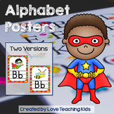 Superhero Classroom Decor Alphabet Posters