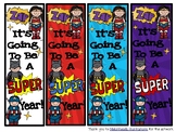 Superhero Themed Bookmarks