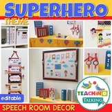 EDITABLE Superhero Classroom Decor Set | Great Superhero B