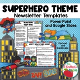 Superhero Themed Newsletter Templates